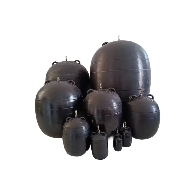 

Inflatable Rubber Pipe Plug, Plumbing Test Ball for Municipal Pipe Maintenance Pressure Test, Fit 50-200mm