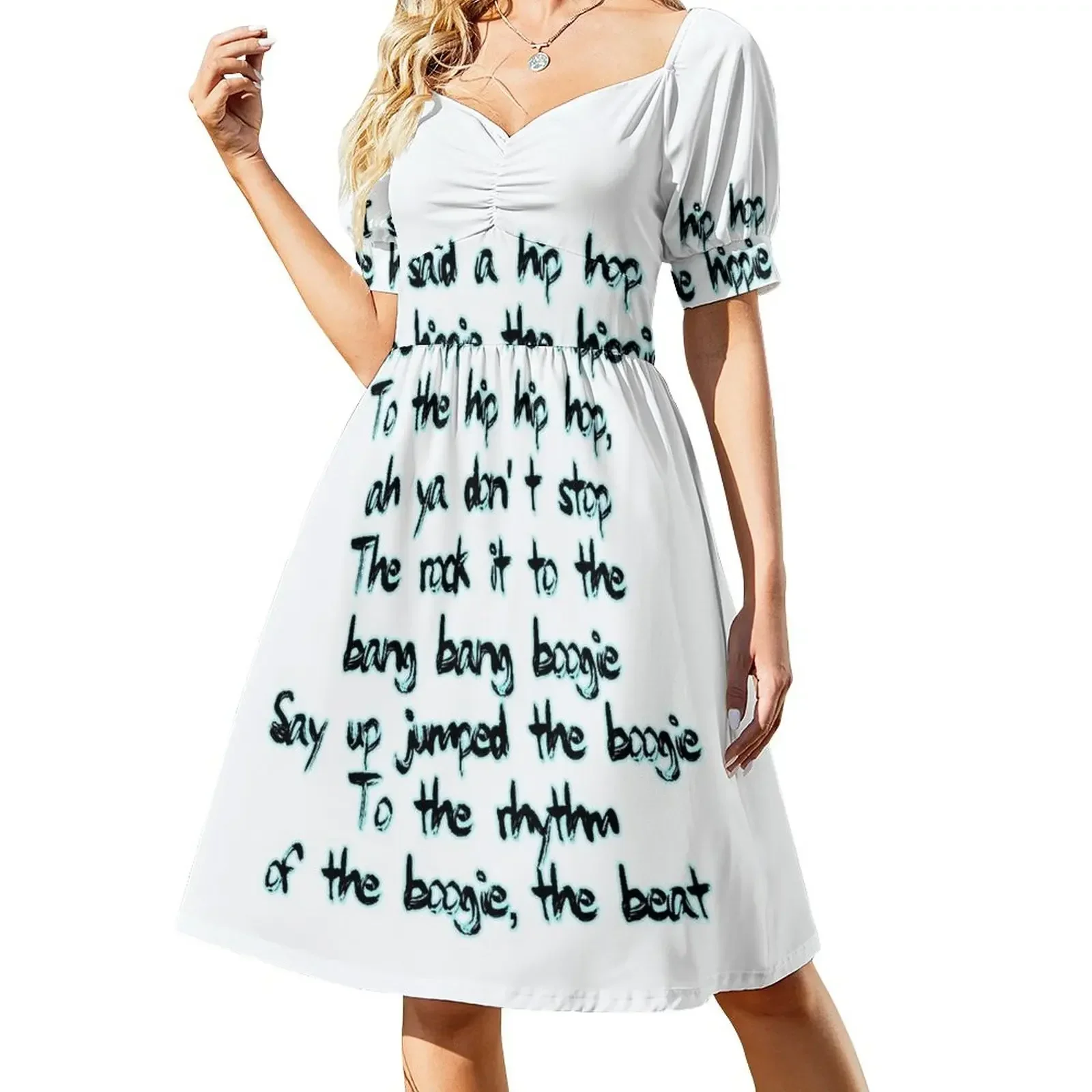 Rapper's Delight Lyrics Sleeveless Dress dress for women summer womens dress Elegant gown