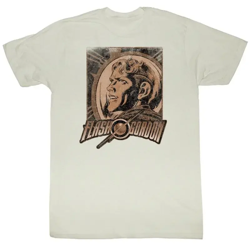 Flash Gordon T Shirt Side Profile Natural