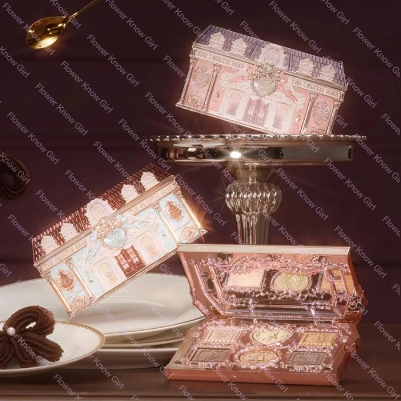 พาเลทอายแชโดว์ Flower Knows The Sweetie Bear Collection 6 สี กลิตเตอร์ แมท บรอนเซอร์ธรรมชาติ ใช้ได้หลายแบบ แต่งหน้าสไตล์คาวาอี้