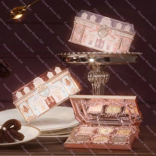 Imagen 2 del producto Paleta de sombras de ojos Flower Knows The Sweetie Bear, 6 colores, brillo mate, bronceador Natural, maquillaje Kawaii multiuso