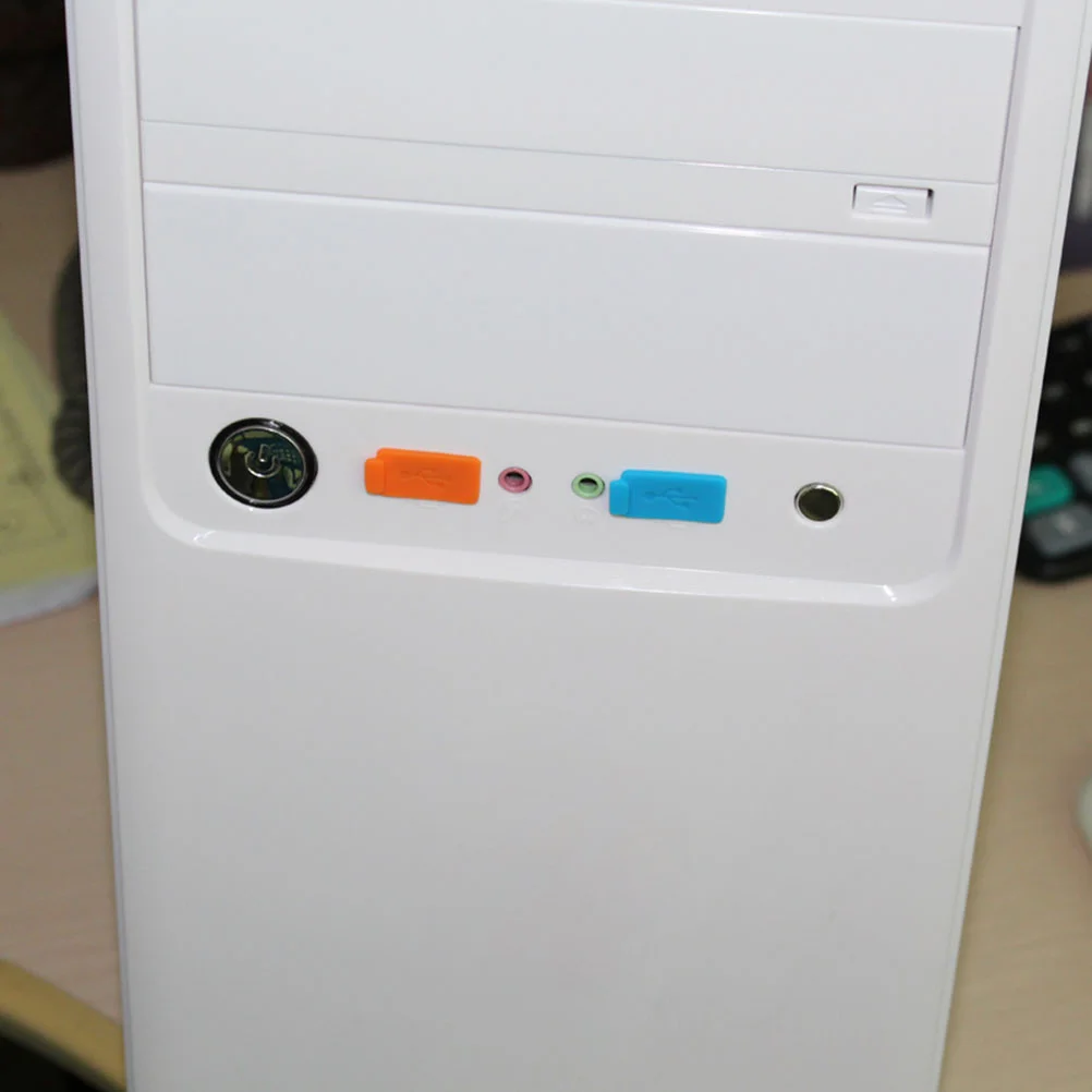 

50Pcs Silicone Dust Plugs USB Port Protectors Heat Resistant Durable Soft Multiple Colors Cell Phone Plug Cover