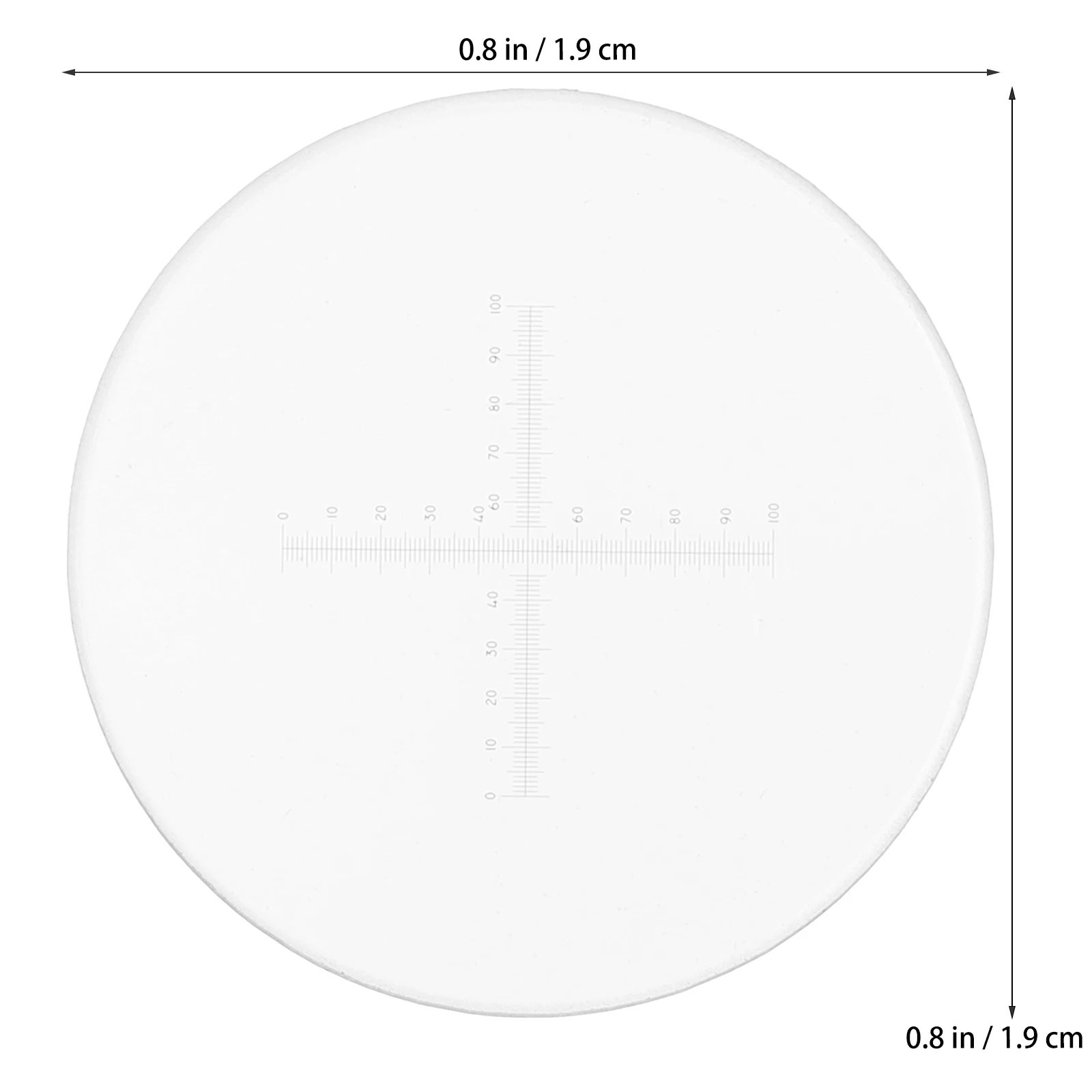 

Microscope Micrometers Eyepiece Cross Calibration Ruler 10mm 100 Cells 01mm Precision Teaching Equipment Measuring Tools