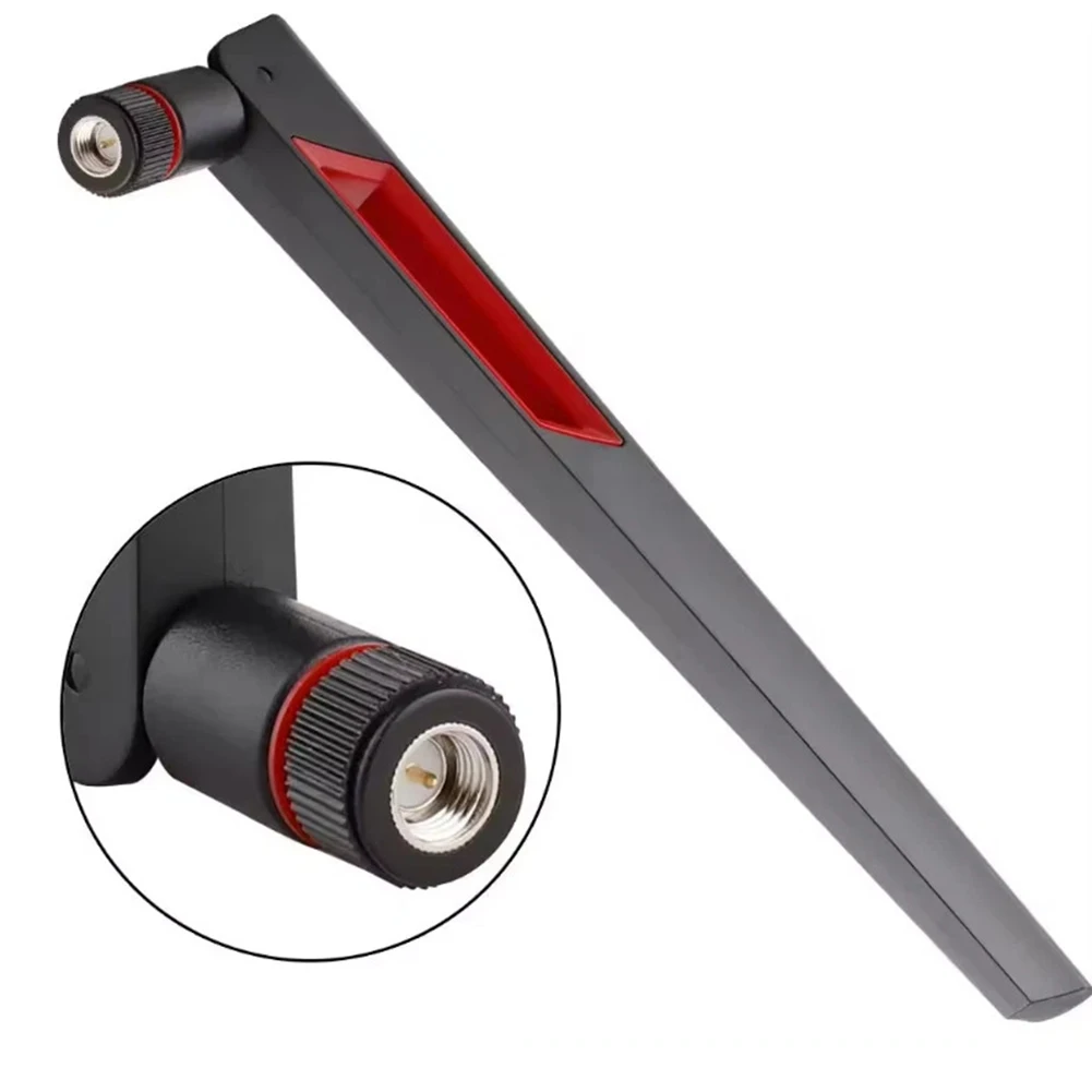 2pcs High Gain 6GHz WiFi Antenna 2.4 5GHz Tri Band 6dBi RP-Male For Desktop PC Router Wireless Network Card Gaming