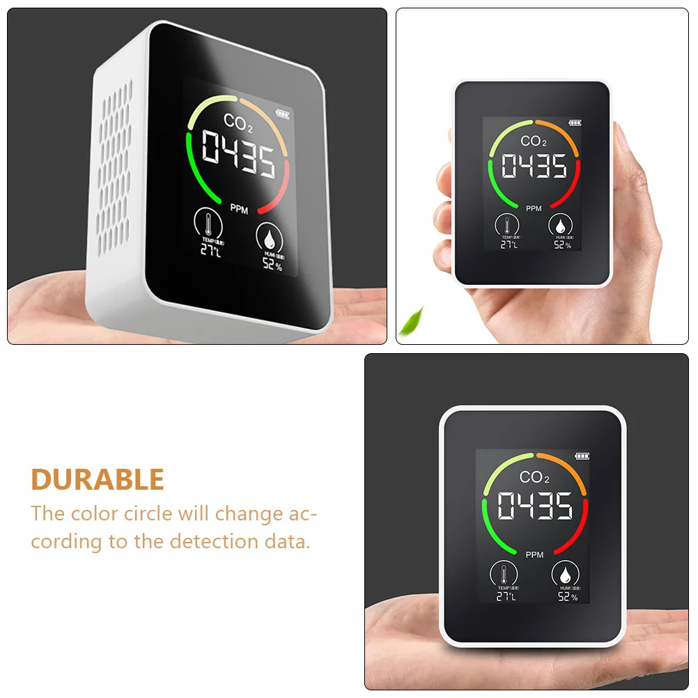 Co2 Detection Temperature and Humidity Monitor Air Quality Monitors Meter Indoor Greenhouse Rubber Gas Analyzer Sensor