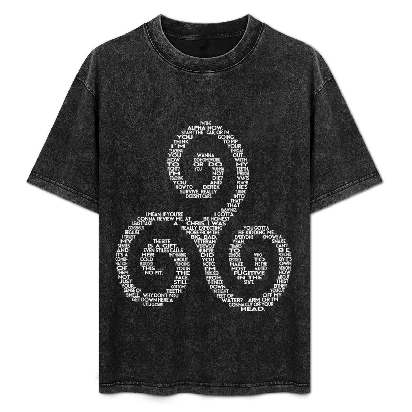 

Derek Quotes Triskelion T-Shirt Plus Size Everyday Tee Shirt