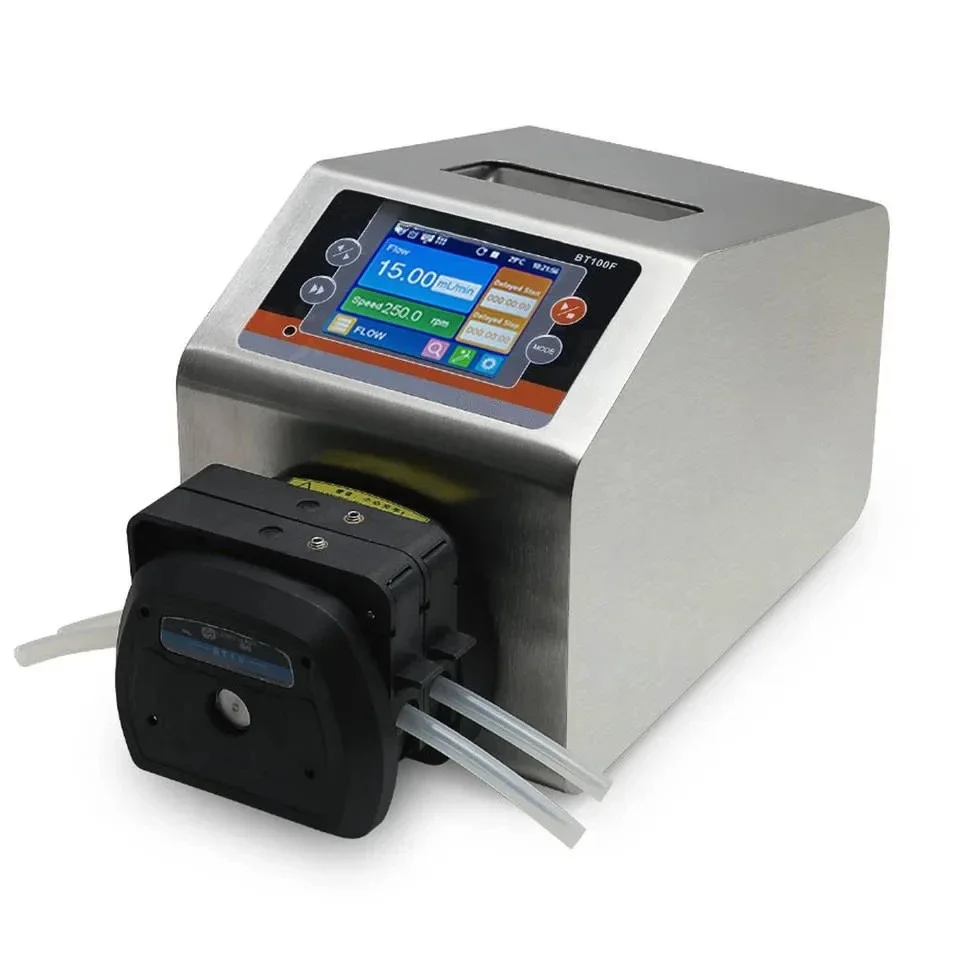 Multi-Channel Flow Rate0.006-2900ml/Min Intelligent Dispensing Dosing Peristaltic Pump PLS-Bt100F