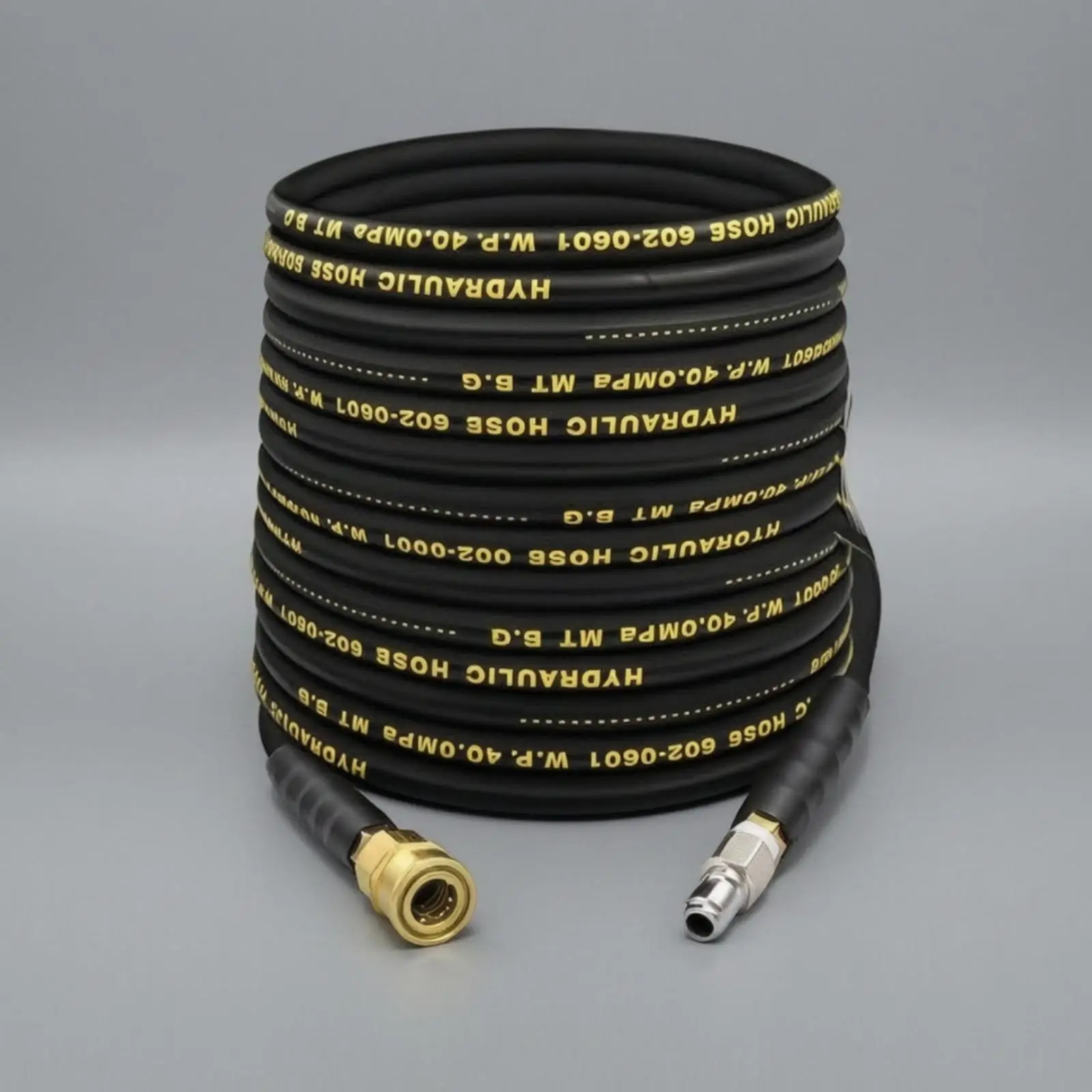 Pressure Washer Hose with Push-to-Connect Fittings 4200 PSI High-Pressure