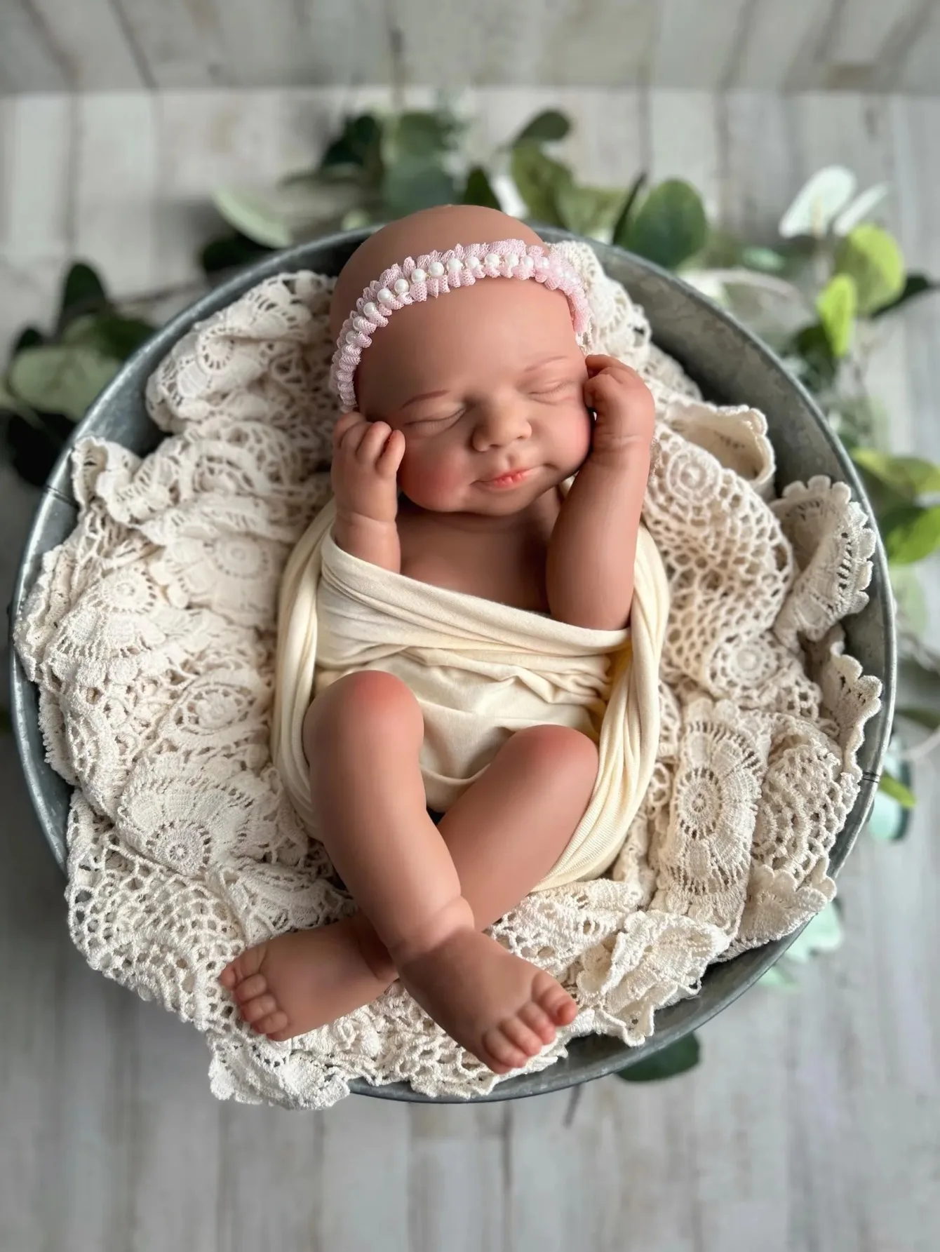 18 inch (fair skin)Pascale Girl Silicone Doll - Soft Touch, Handmade, Anatomically Correct - Ideal Gift