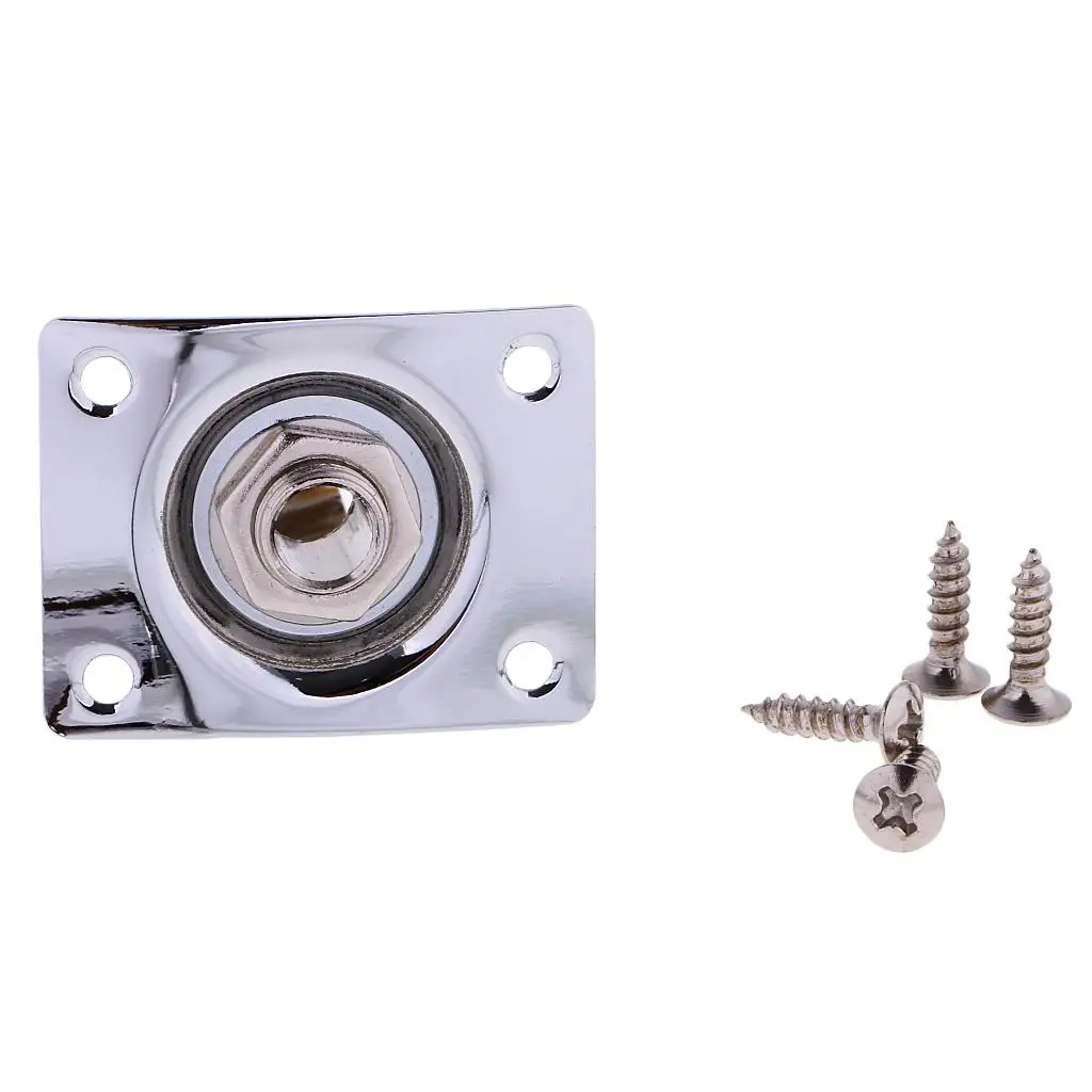 Прямоугольная розетка с винтом для электрической бас-гитары