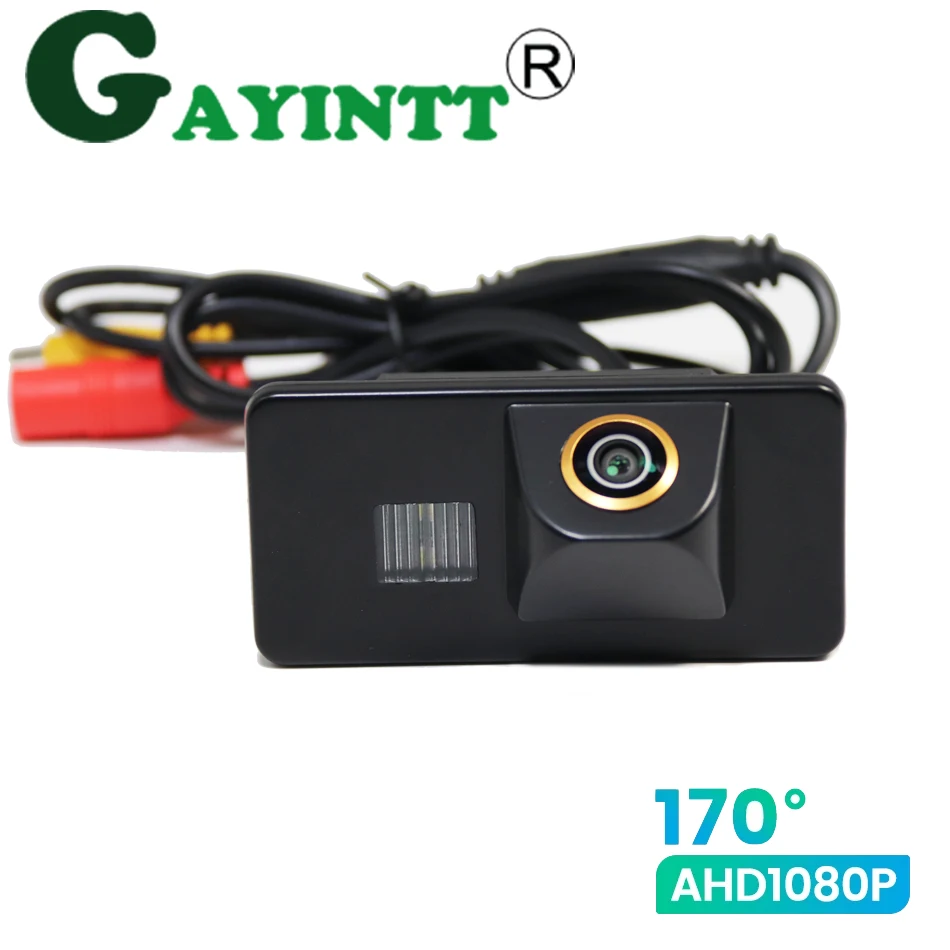 GAYINTT 170 Degree 1080P AHD Car Rear View Camera for BMW 1 3 5 6 7 Series X6 X5 X3 E39 E46 E53 E60 E61 E70 E71 E81 E90 E91