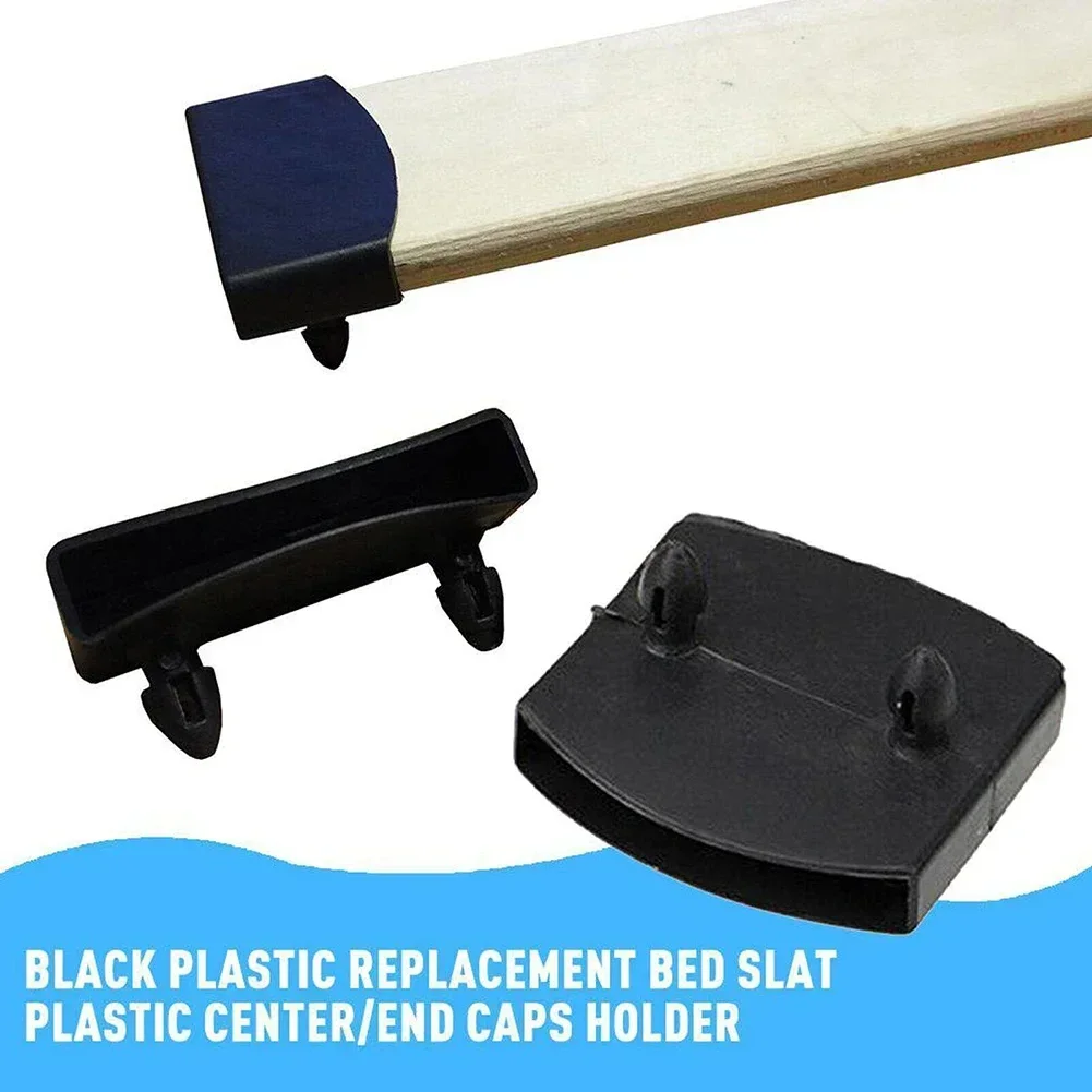 10/30pc Plastic Bed Slat End Cap Holders Sofa Bed Slat Sides Centre Cap Replacement 55mm Holding Securing Furniture Accessories