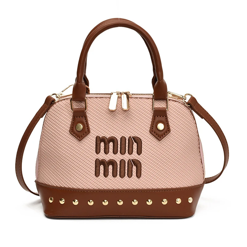 

Popular women's handbags 2026 New min Trendy beach shoulder bag, fashionable and versatile woven crossbody small square bag