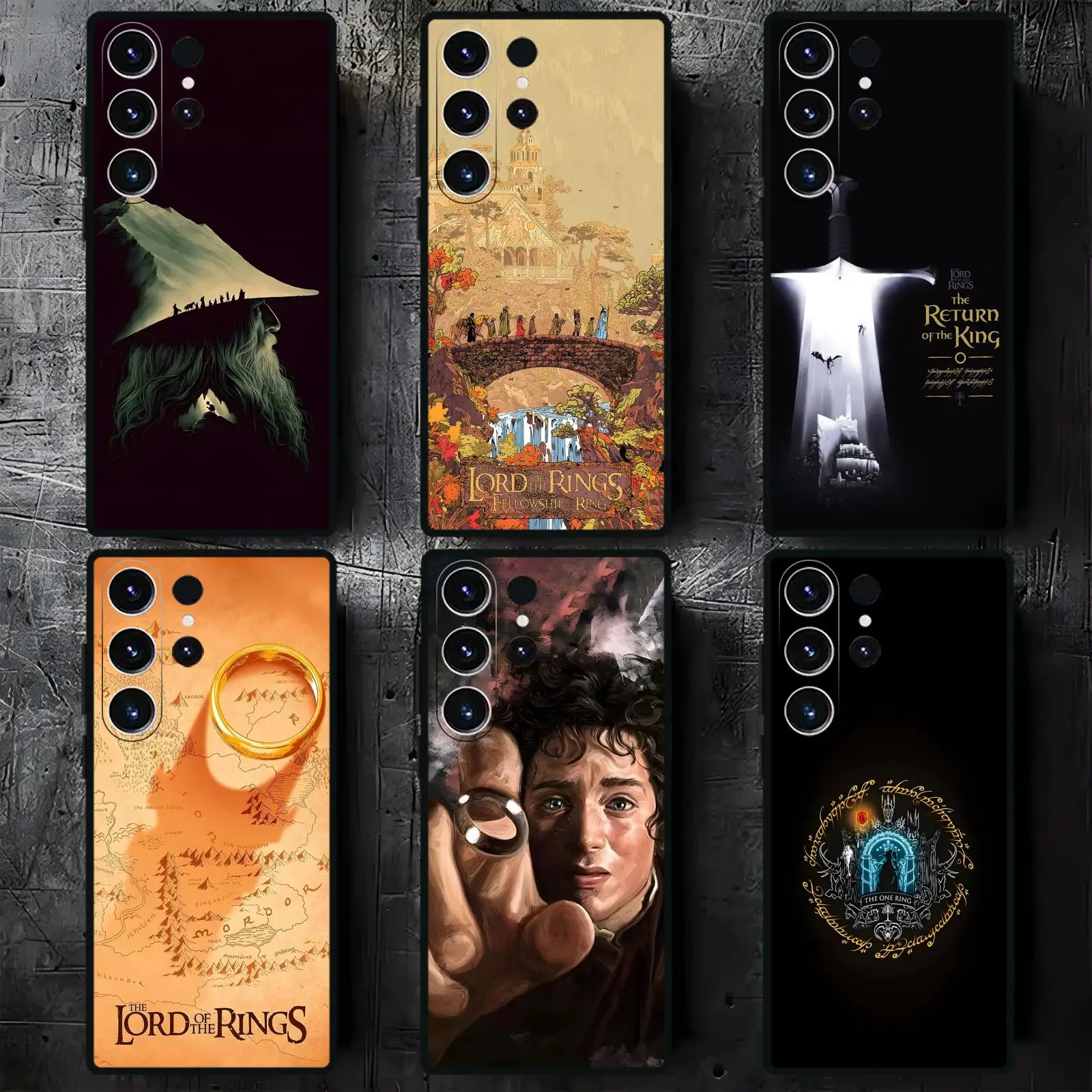 Classic movies The Lord Of The Rings  Phone Case For SamsungS26 S25 S24 S23 S22 S21 S20 Ultra Note20 Soft black Shockproof Cover