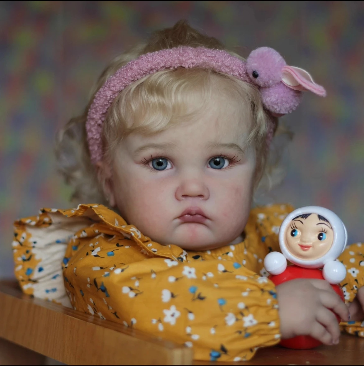 

24"Cute Reborn Baby Doll Silky-Smooth Skin, Realistic Expression, Ideal Toddler Companion, Birthday & Christmas Gift for Kids