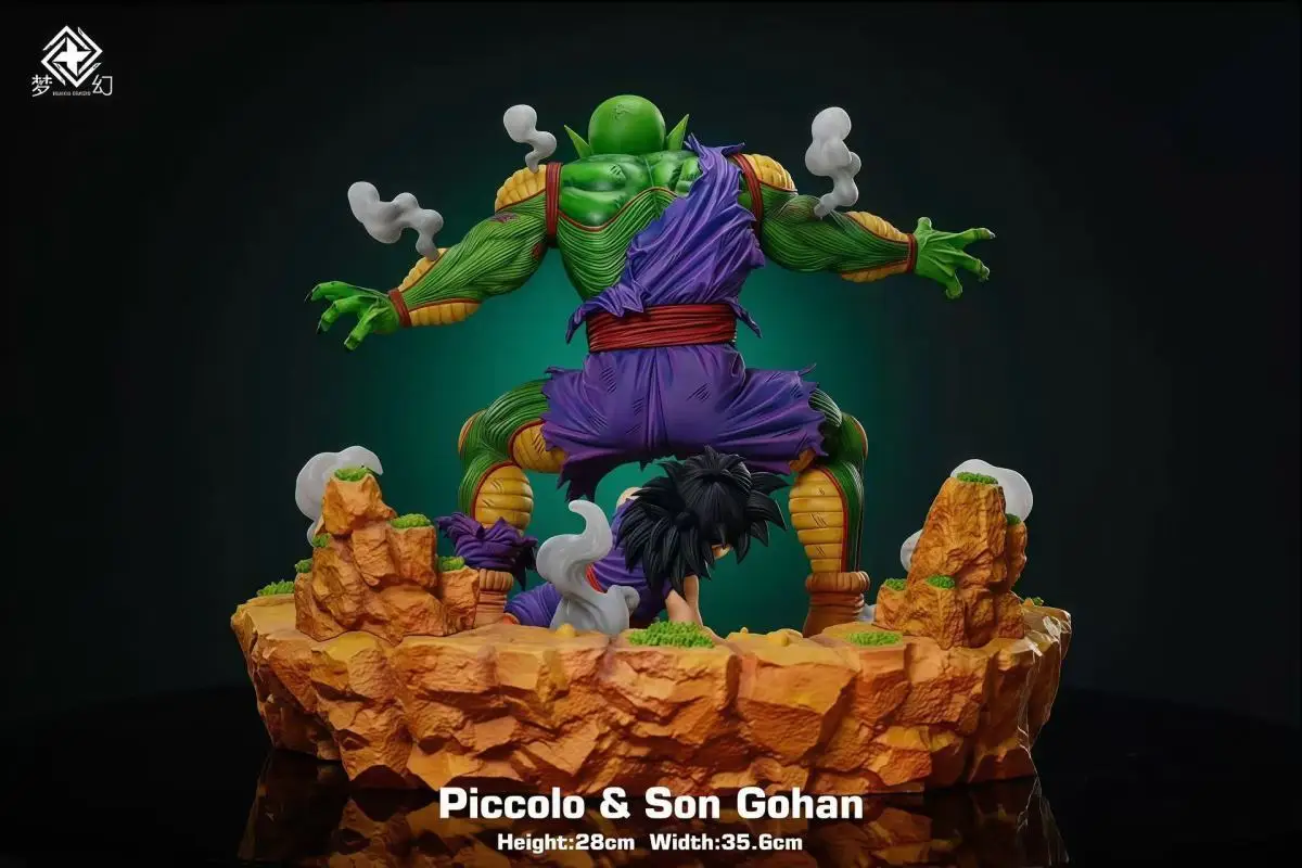 28cm Dragon Ball Figure Piccolo Son Gohan Figure Piccolo Anime Figures  Pvc Collection Statue Model Room Desk Halloween Toy Gift