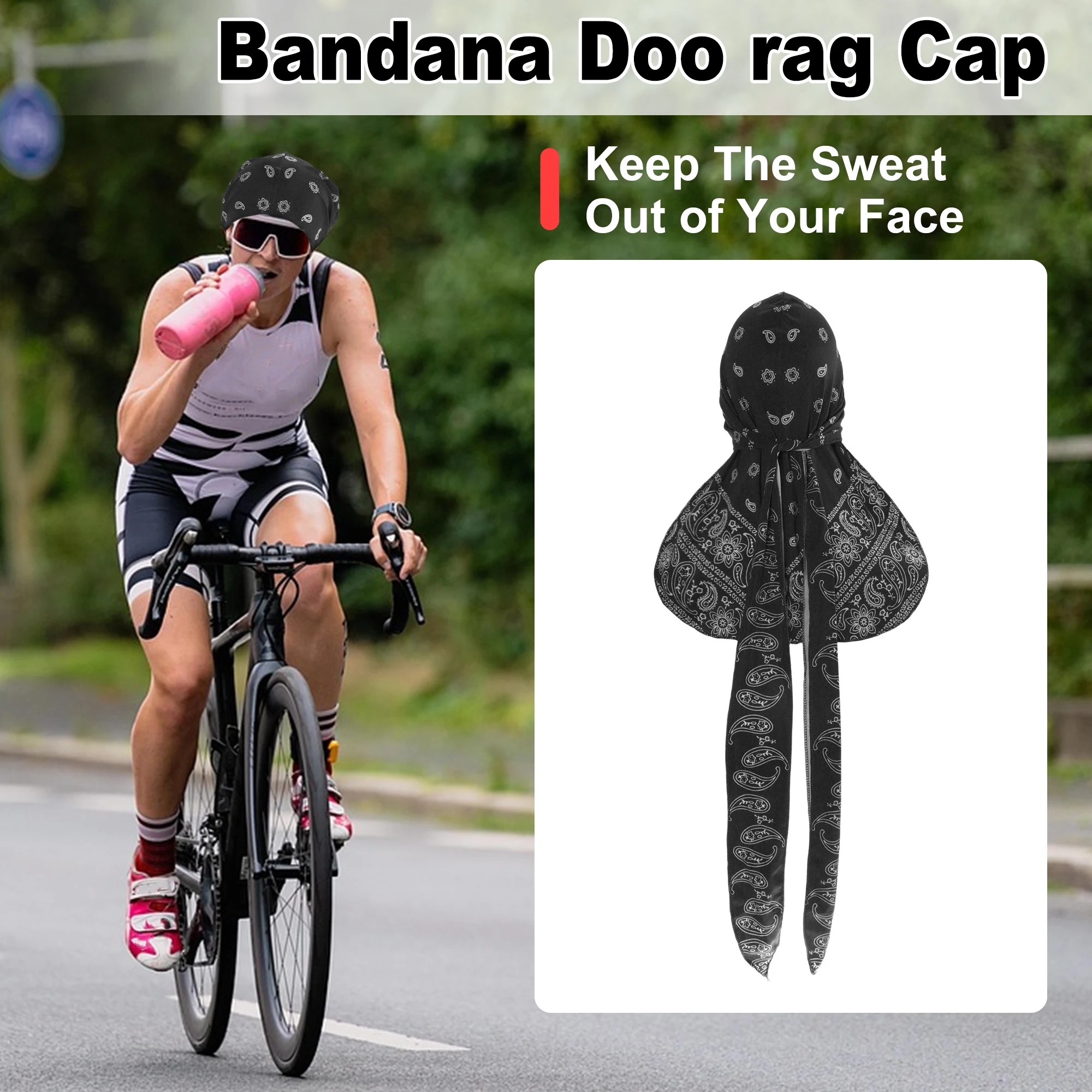 X Autohaux وشاح رأس للدراجات ا - مراجعة Bandana Doo Rag وسعره