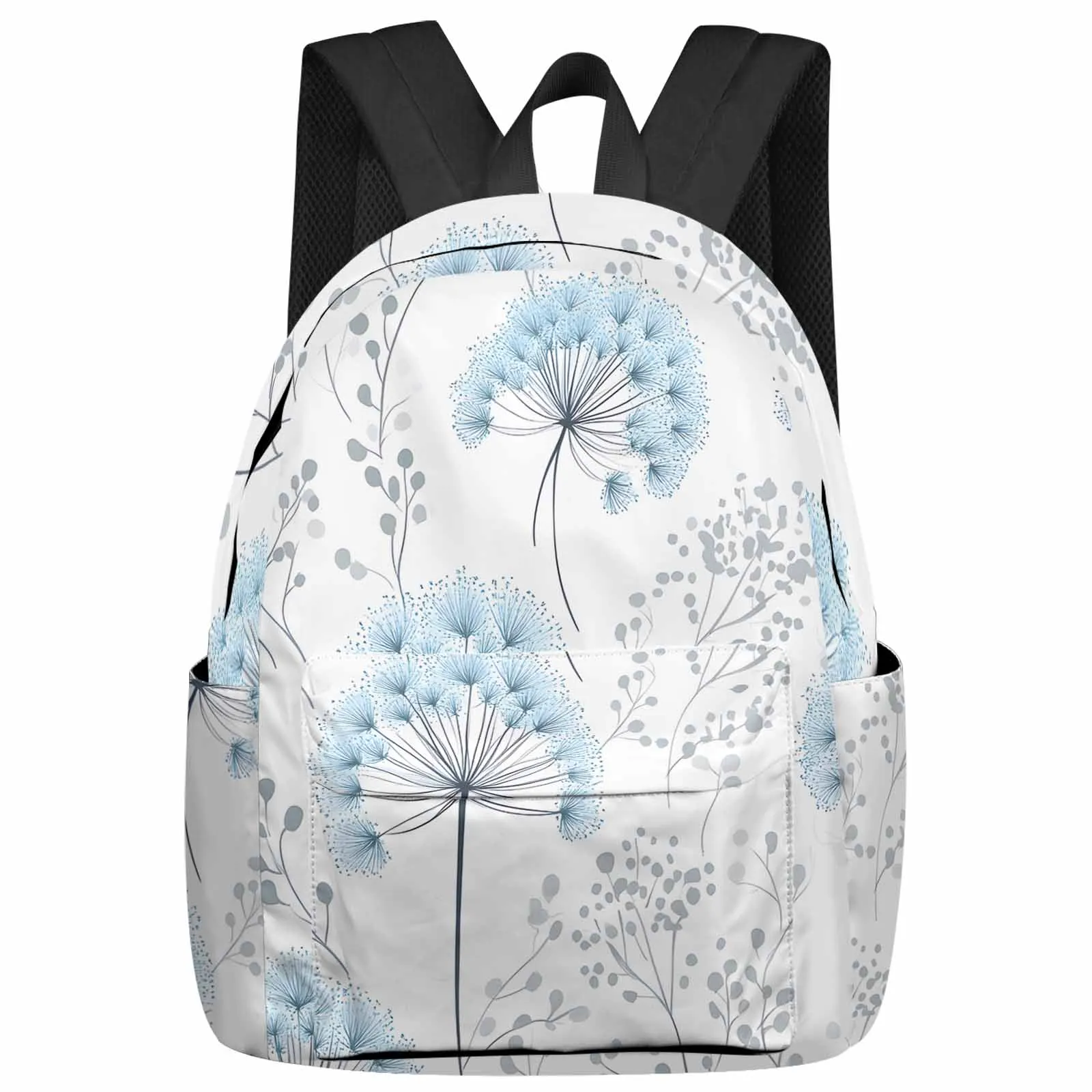 

Country Pastoral Dandelion Plant Backpack Teenagers Student School Bags Laptop Custom Backpack for Men Women Travel Bag