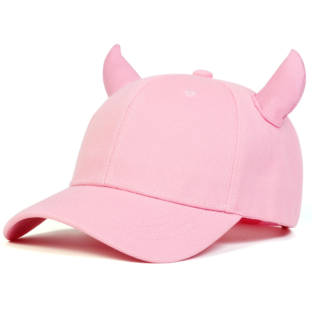 Unisex Personalized Bull Horn Baseball Caps Spring Autumn Outdoor Adjustable Casual Hats Sunscreen Hat