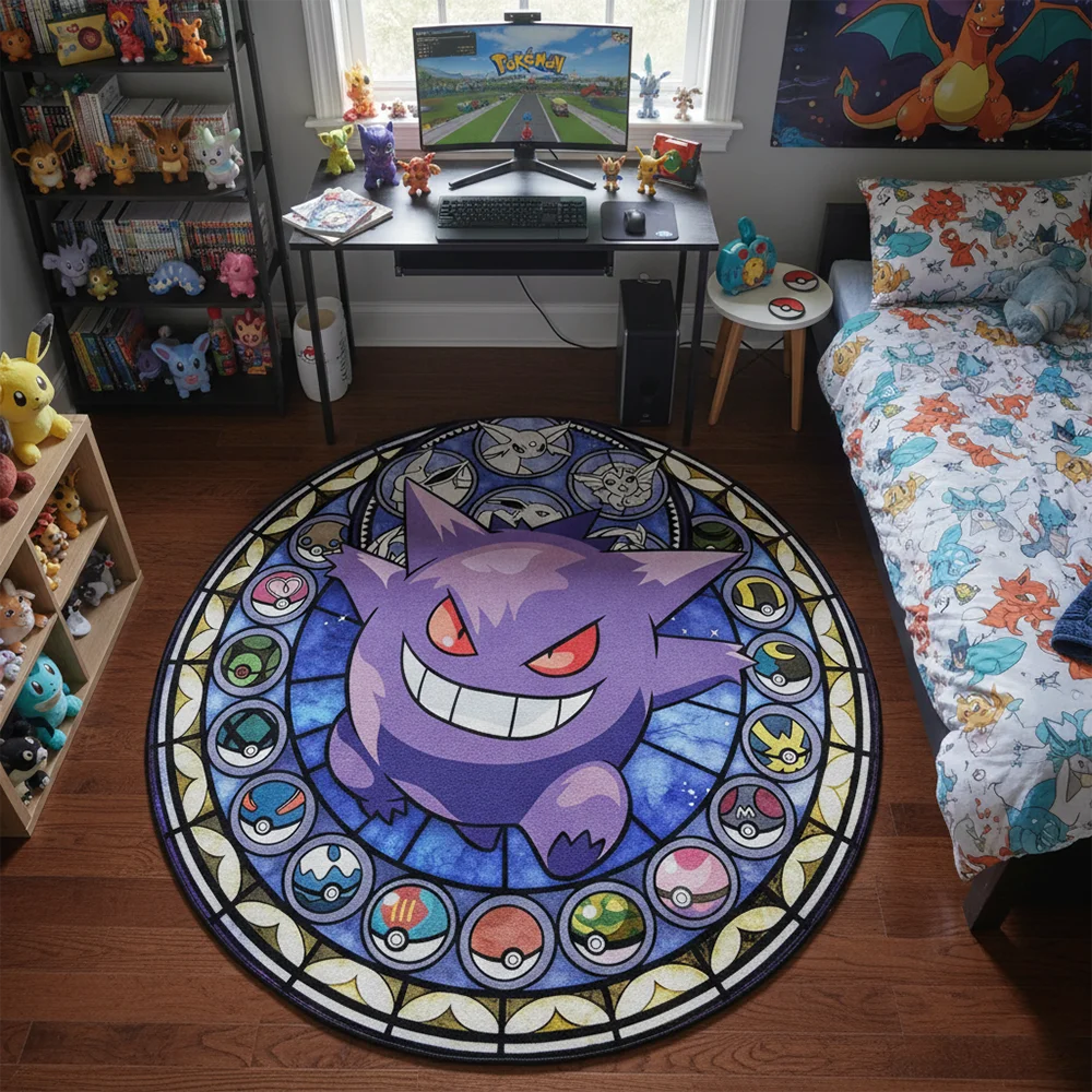 Pokemon Tarzı Anime Halı Genga - Gaming Accessories For Kids Room incelemesi ve fiyatı