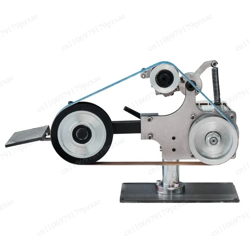550W Variable Speed VFD Belt Grinding Polishing Machine 30 x 1 Inch Belt Sander For Metalworking