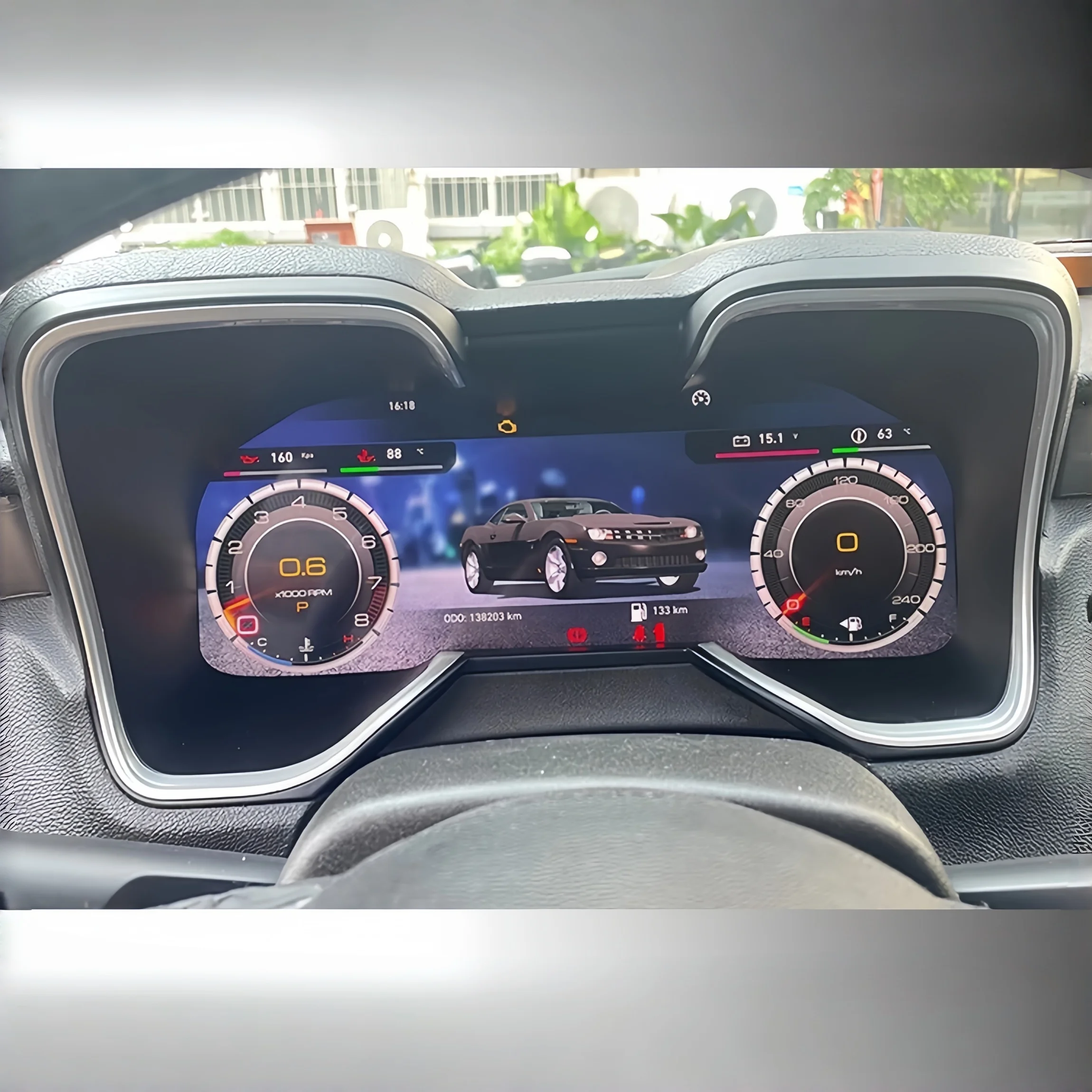 

Новая улучшенная 12,3-дюймовая цифровая приборная панель (виртуальный кокпит) для Chevrolet Camaro 2010-2015 годов, автомобильный спидометр, цифровой кластер