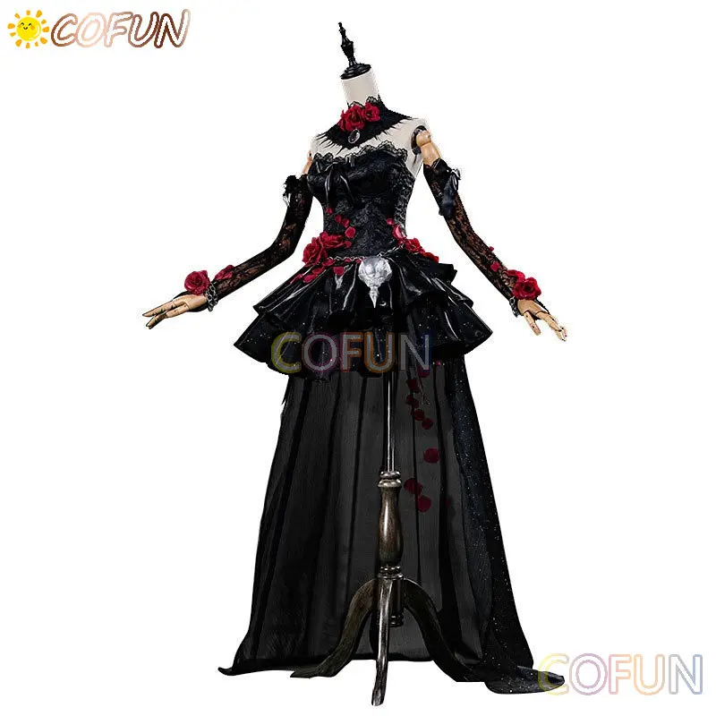 Game Identity V Ada Messmer Costume Cosplay donna vestito Sexy Halloween natale capodanno Cosplay abito da sposa nero