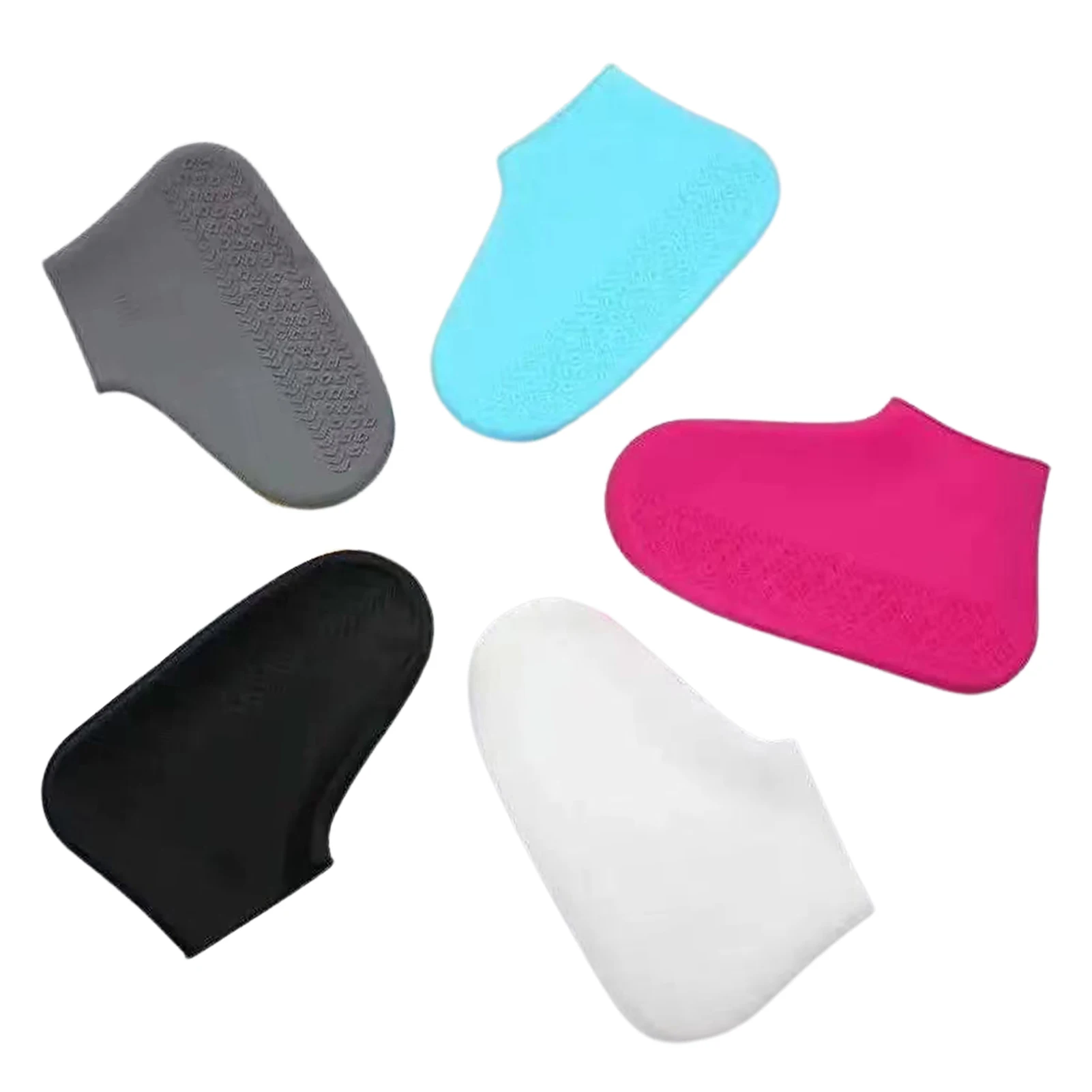 

Silicone WaterProof Shoe Covers Reusable Rain Shoe Covers Unisex Shoes Protector Outdoor Anti-slip Rain Boot Pads For Rainy Day