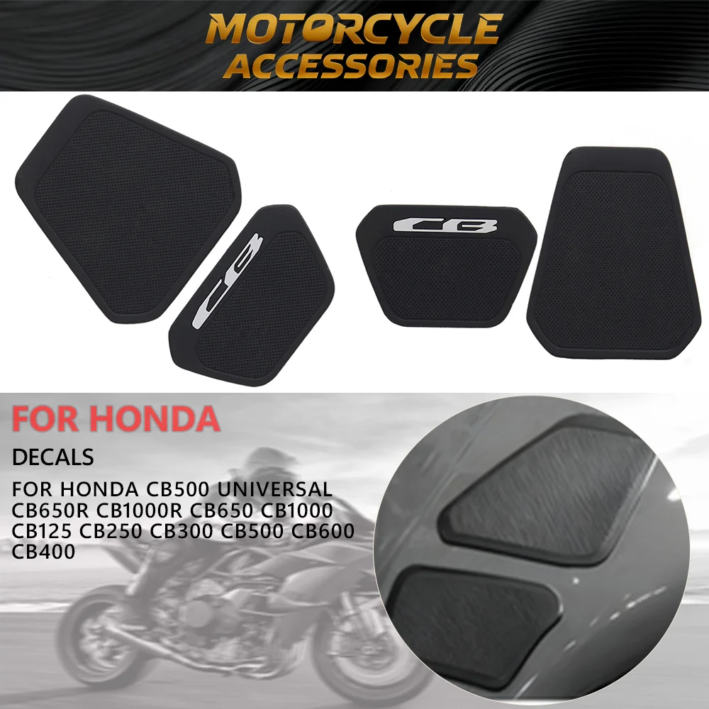 

Motorcycle Anti-skid stickers Rubber Sticker Fuel Tank Pad For Honda CB 500 Universal CB650R CB1000R CB650 CB1000 CB125 CB250