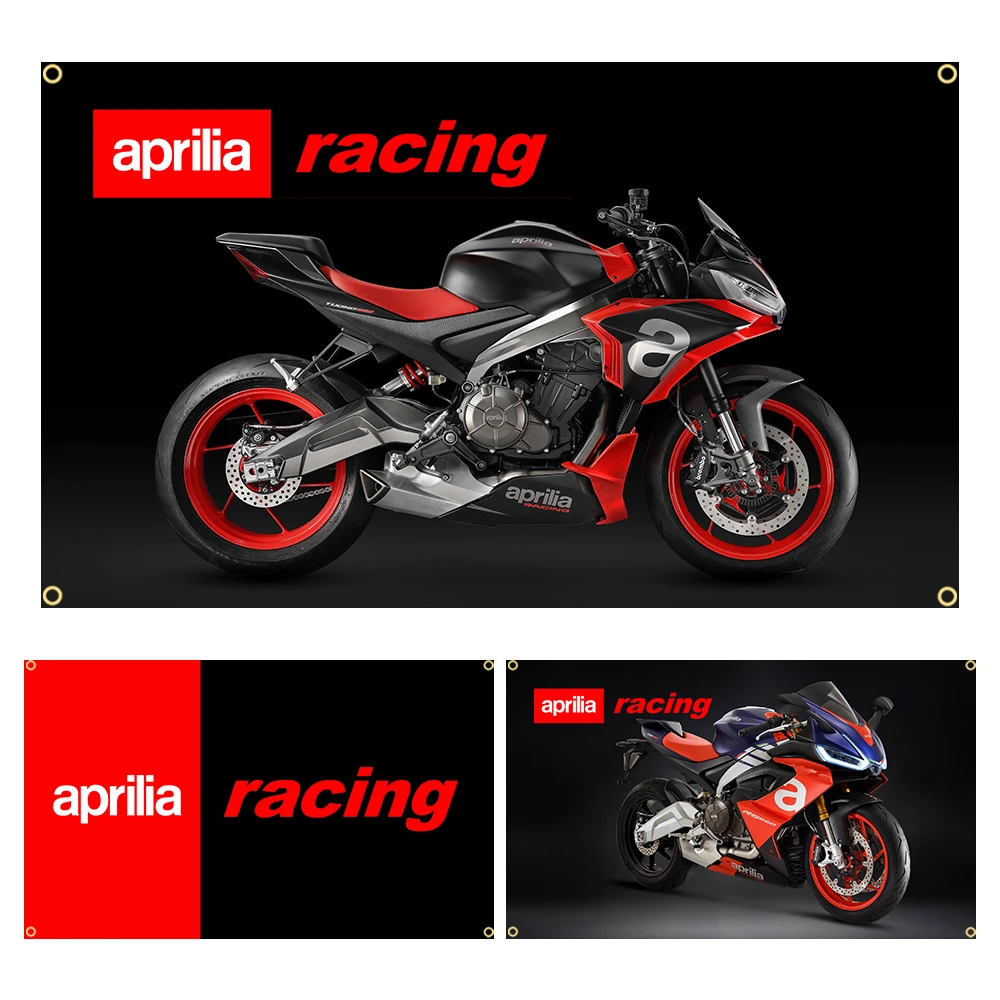 90x150cm Aprilias Racing Motorcycles Flag Polyester Printed Italy Decoration Banner