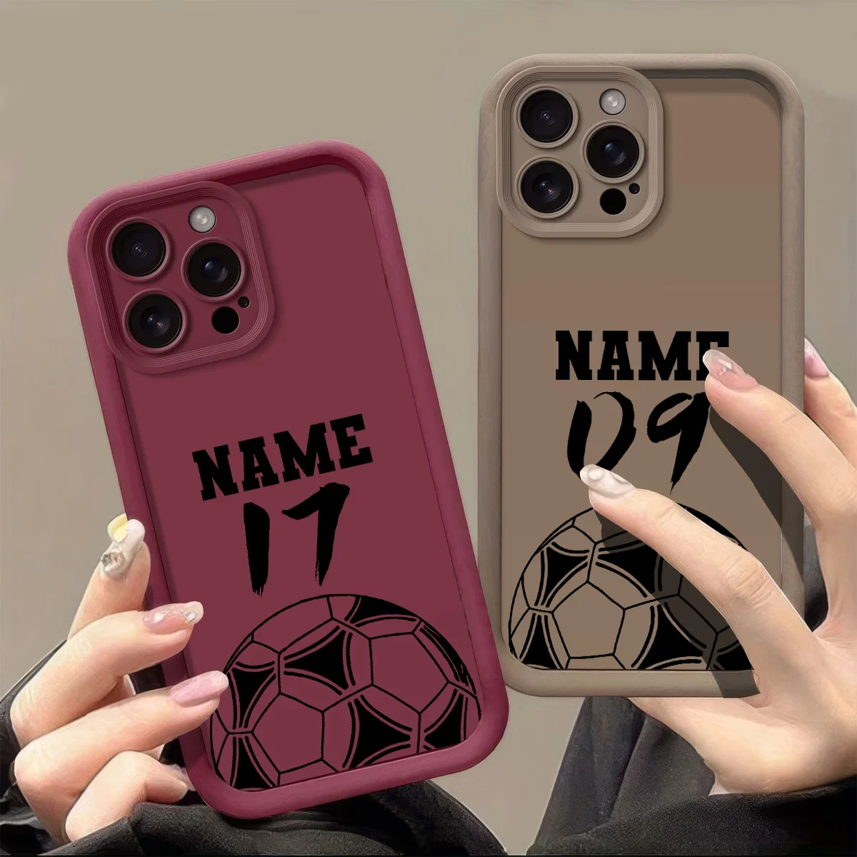 Custom Football Style Phone Case For Samsung Galaxy A27 A57 A56 A17 A07 A06 A26 A16 A06 A35 A55 A25 A15 A34 A36 5G Back Cover