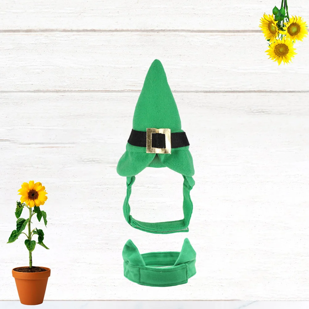 Conjunto de disfraz del Día de San Patricio para mascotas, diadema de algodón de alta calidad para perros, Kit de cinturón, traje de fiesta verde, conjunto de disfraz del Día de San Patricio para mascotas