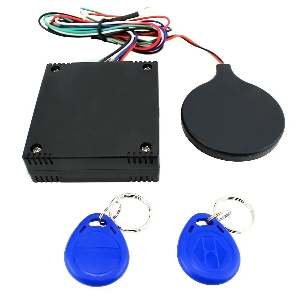 Anti Theft Motorcycle Hidden Lock System with Engine Cut Off Immobilizer IC Card Alarm Induction Invisible Anti-Steal