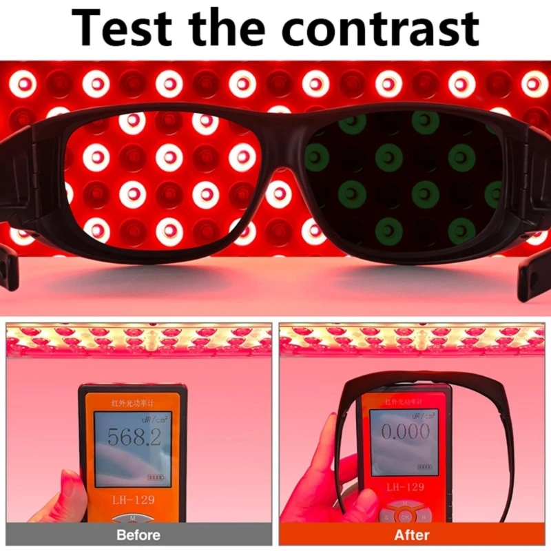 QX2B Nâng cấp Bảo vệ Mắt Kính Bảo vệ Mắt Toàn diện Đa chức năng Bảo vệ Mắt Đeo Kính Thoải mái