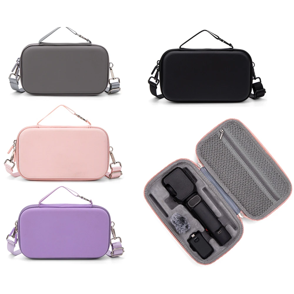 

For Insta360 Luna Ultra Hard Travel Case PU Leather Waterproof Shockproof Dustproof Portable Storage Bag for Action Camera