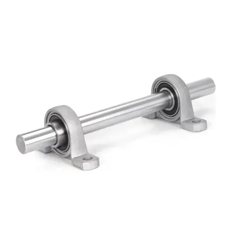 1PC  Optical Axis Linear Rail Shaft OD 8 10 12 15 20mm 2PC KP/KPL Bore Ball Bearing Pillow Block Mounted Support Zinc Alloy