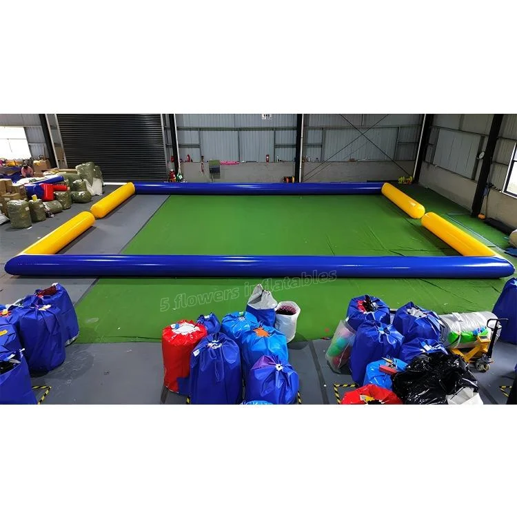 Blow up Soccer Field Inflatable Sport Games 15x10m Inflatable 3v3 Football Pitch for Streetpromote sales