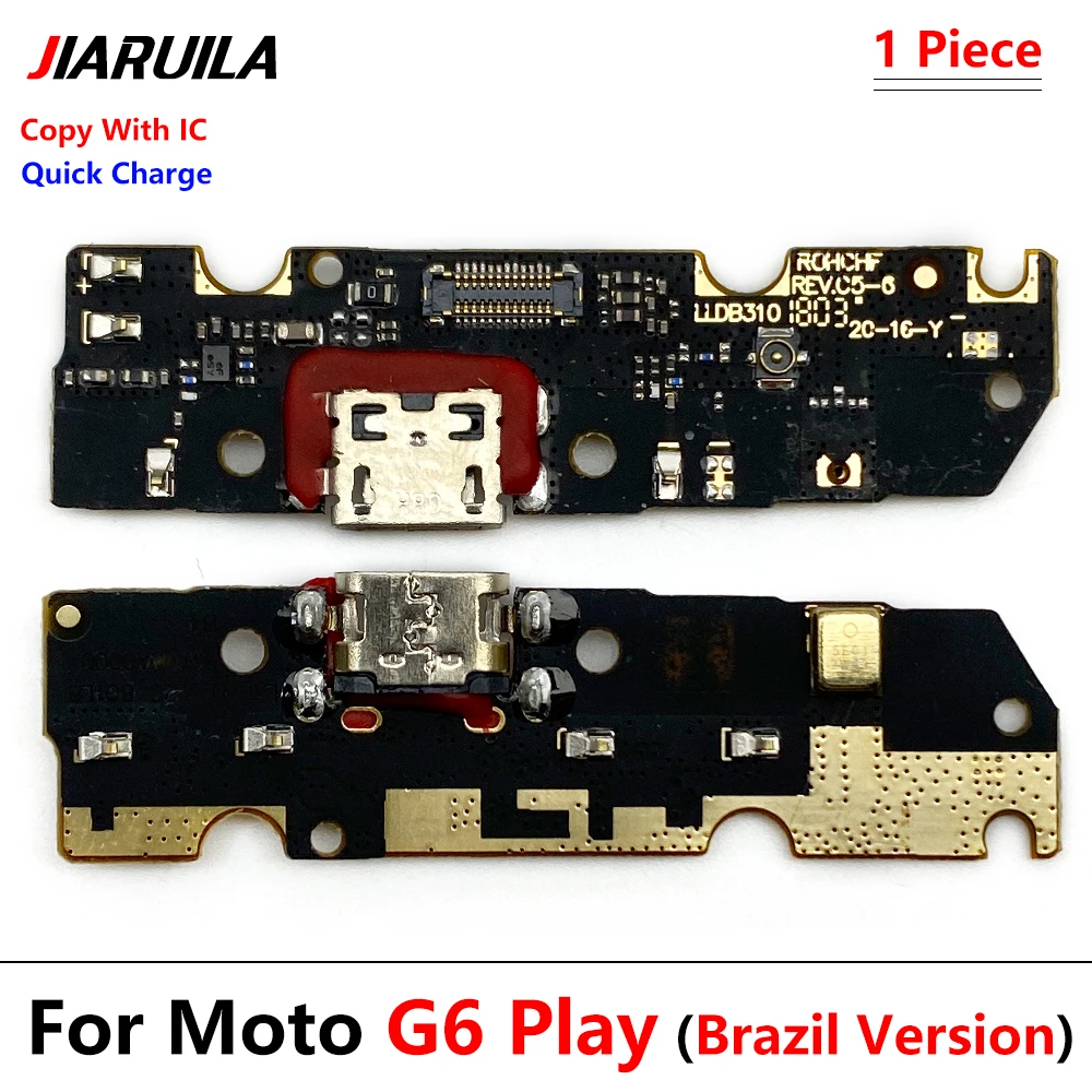 20Pcs，New For Moto G9 Power G8 Plus G7 Power G6 Play G10 USB Charging Dock Jack Plug Socket Port Connector Charge Board Flex