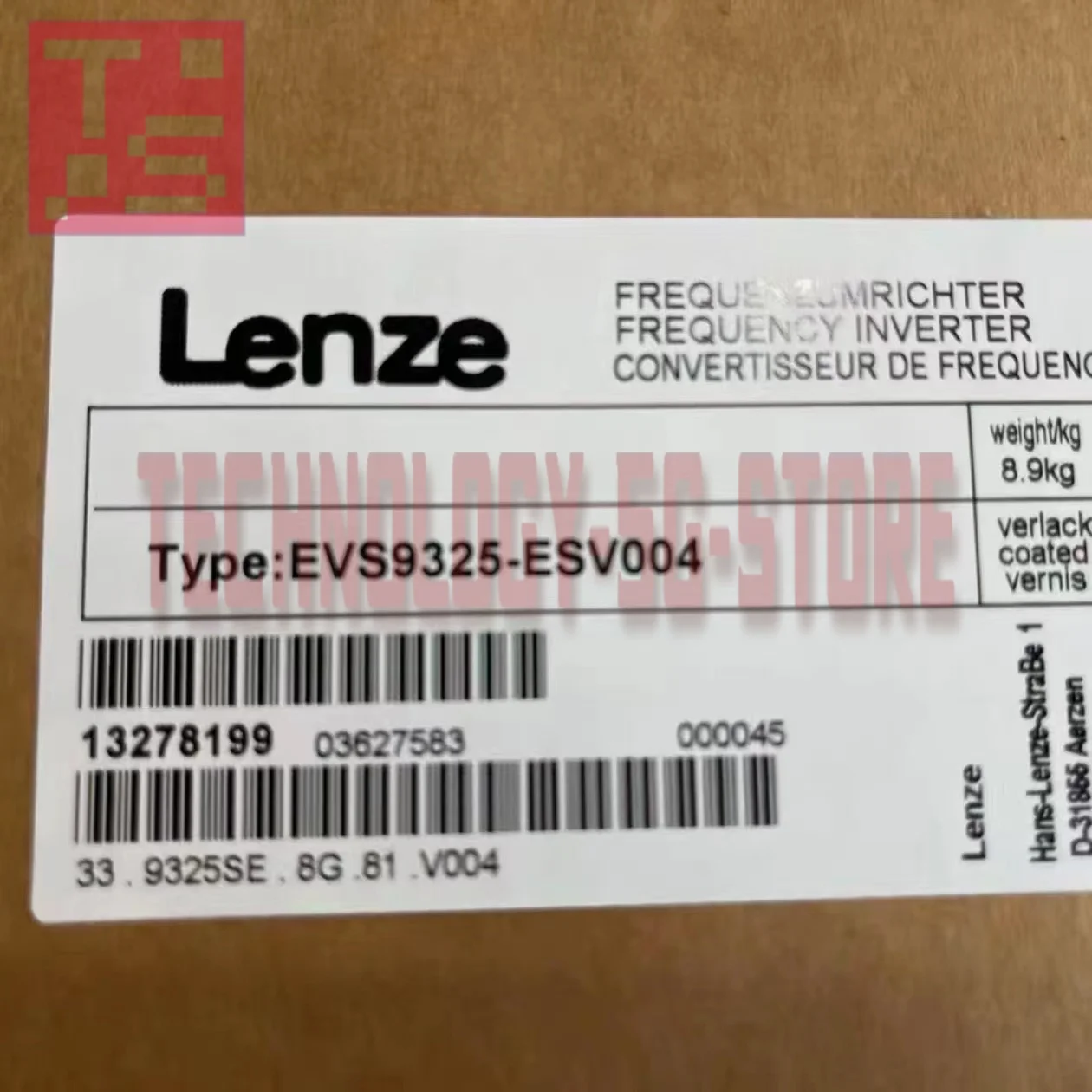 

EVF9325-EV EVS9325-ESV004 servo driver brand new