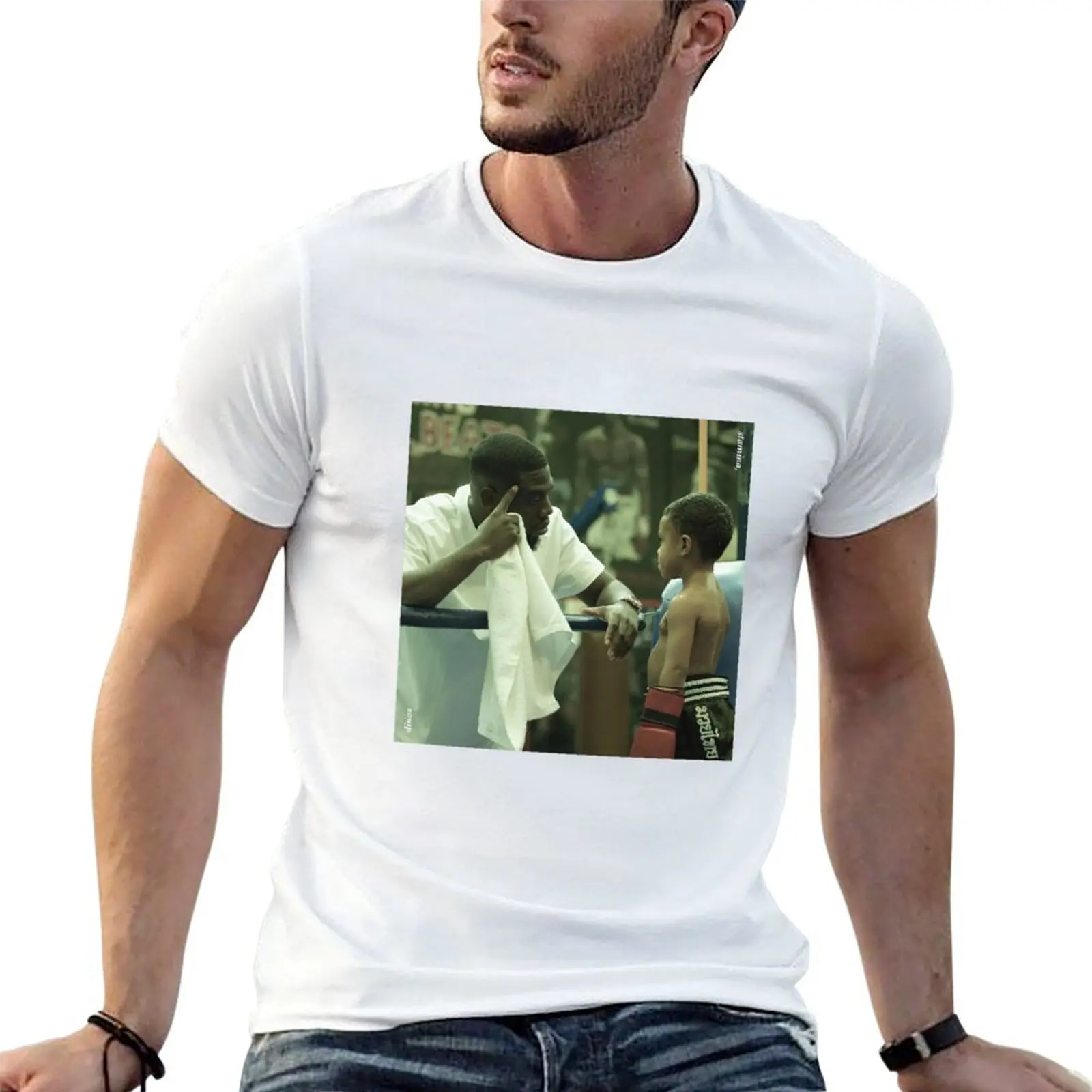 Dinos - T-shirt Stamina en coton 100%, t-shirts amusants, humoristiques, humoristiques et drôles, t-shirt pour hommes, 100% coton, marque de luxe