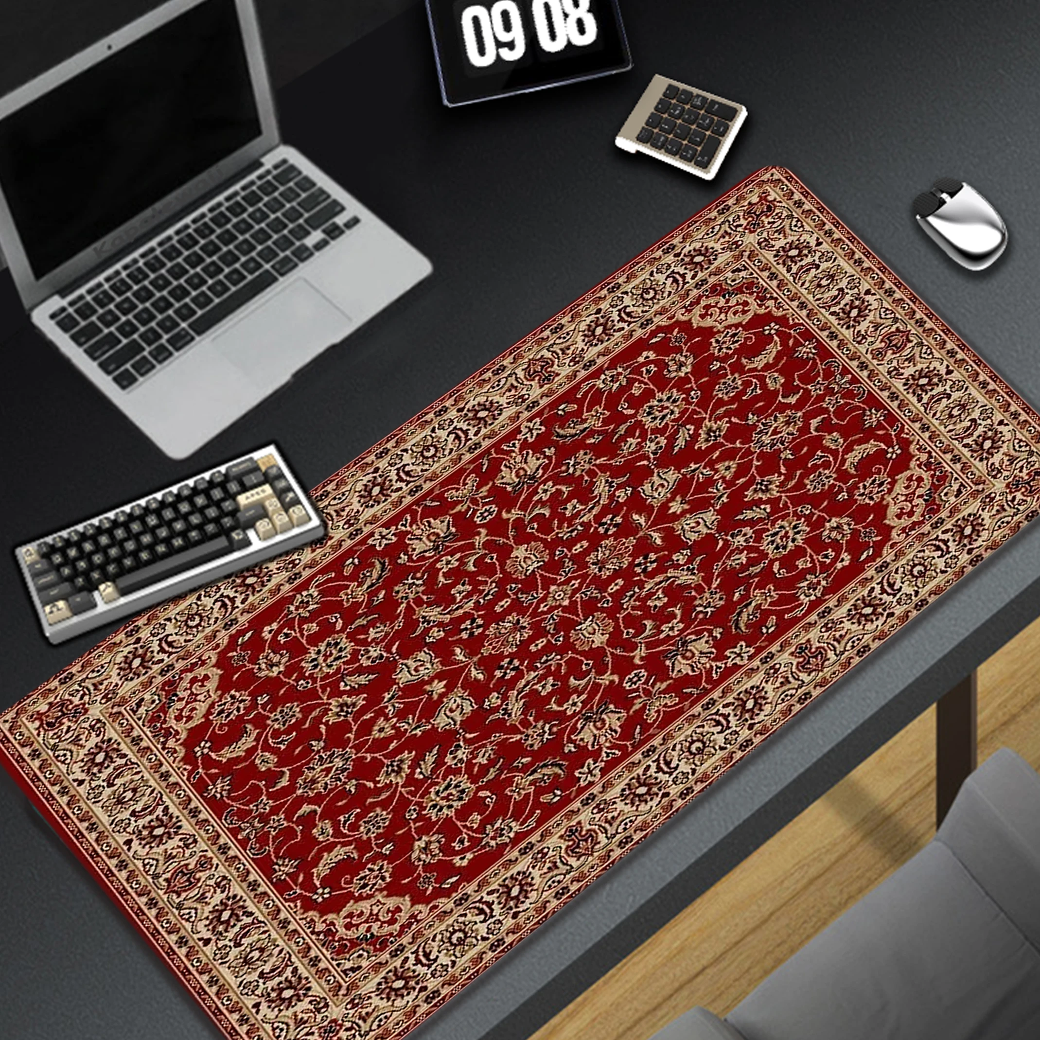 

Gamer Mousepad Persian Large Gaming Mouse Pad Computer Keyboard Pads Locking Edge Mouse Mat XXXL 900x400 Keyboard Mousepad