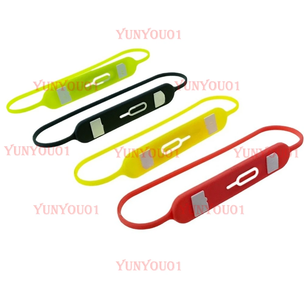 SIM Card TF Card Storage Cable Portable, Mobile Phone Card Pick-up Needle Storage Bag Travel Abroad Anti-lost Silicone Strap