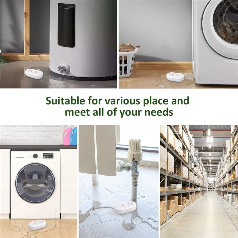 A003 Датчик утечки воды, датчик сигнализации: Монитор затопления домашней воды, умный мониторинг перелива раковины, предупреждение для пола в подвале