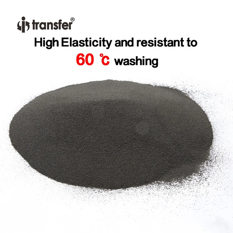 1kg High Resistant Dark Color Hot Melt Powder DTF Printer Direct Transfer Printing Adhesive Powder For T shirts Printing