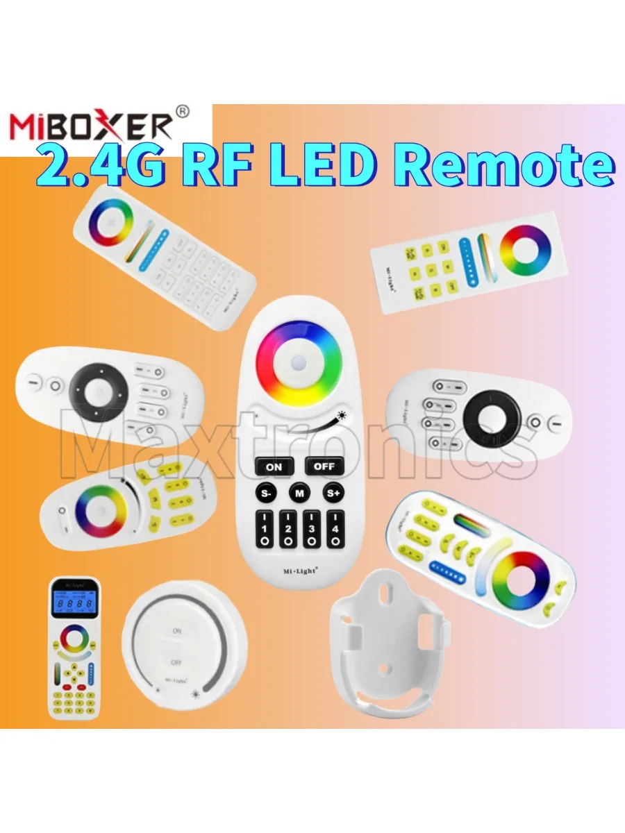 Miboxer MiLight 2.4G RF LED télécommande FUT096 FUT095 FUT092 FUT089 FUT088 FUT007 FUT087 FUT099 FUT092 contrôleur de variateur sans fil