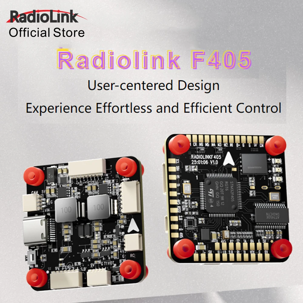 

Полетный контроллер Radiolink F405 с открытым исходным кодом (ArduPilot, Betaflight, INAV), 6 каналов, SBUS/CRSF для гоночных дронов и квадрокоптеров