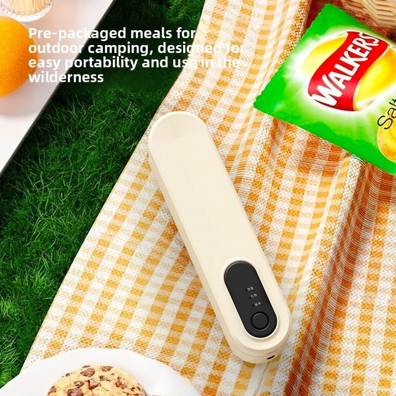 Sellador al vacío inalámbrico portátil para el hogar, alimentos secos y húmedos, frescura, cocina, uso en dormitorio