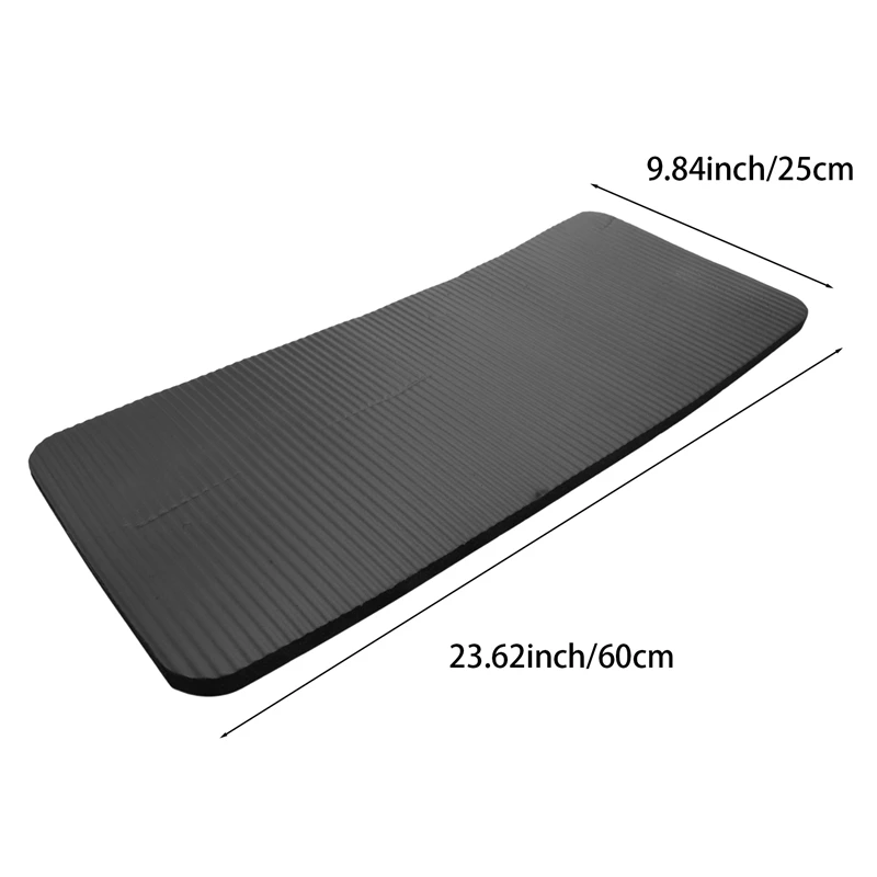 Pilates Workout Mat Thick 60X25X1.5Cm Yoga Knee Pad Cushion Extra Support For Knees Wrists Elbows