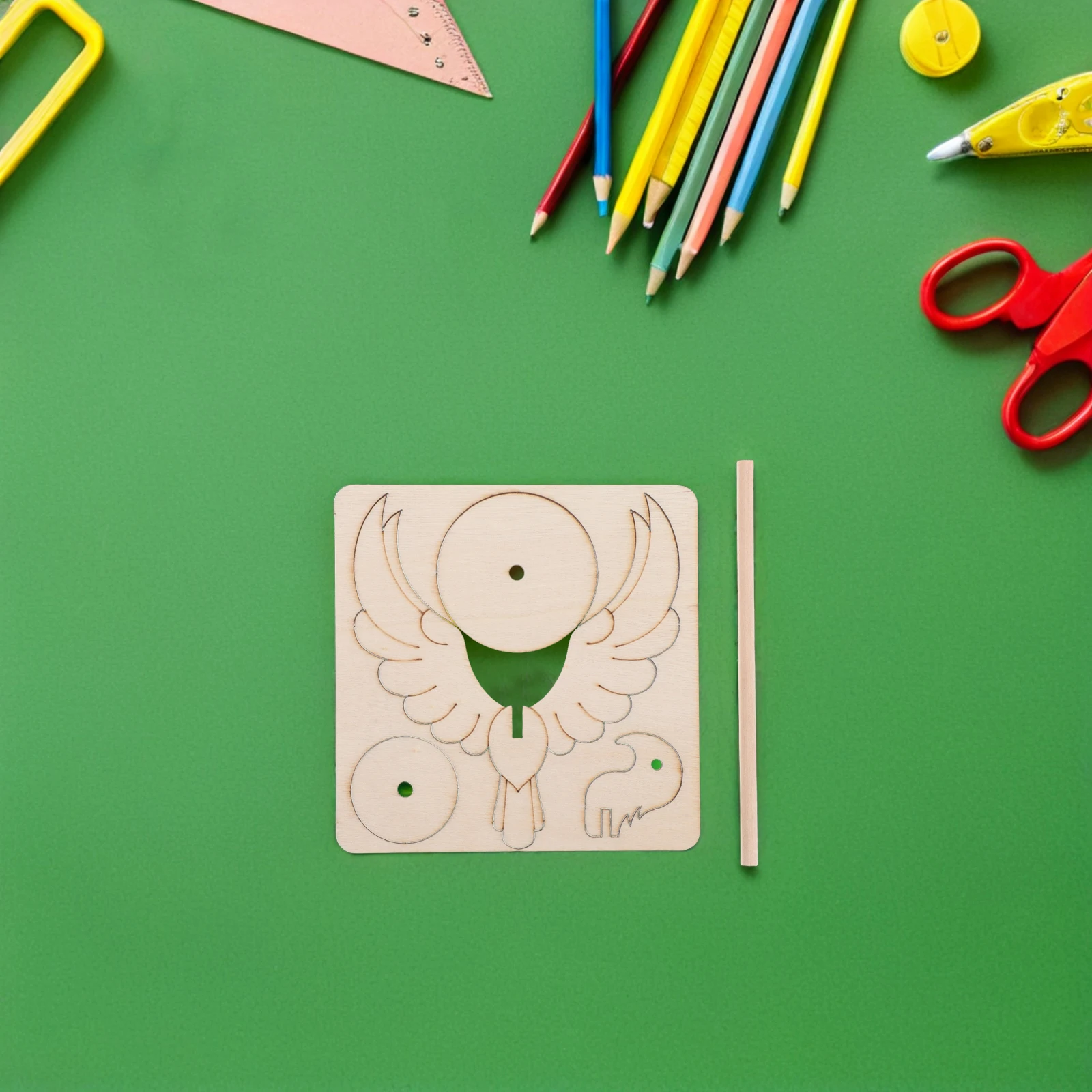 Kit de ciencia de equilibrio Diy para niños, juego educativo de vástago de águila de madera, juego de ensamblaje potenciador de creatividad, habilidades motoras, 6 uds.