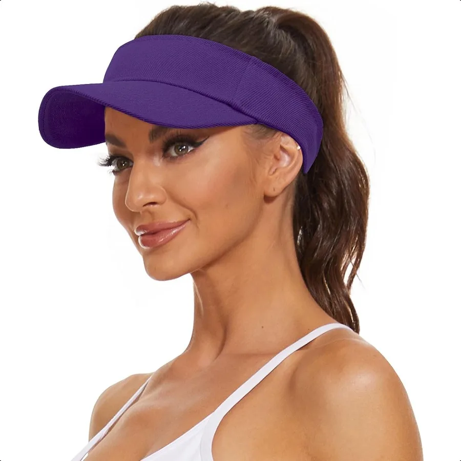 

Komorebi Visors for Women Unisex Sun Visor Hats Adjustable Running Caps Summer Sun Protection Tennis Hat for Sports